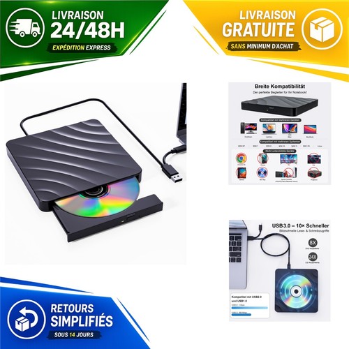 Lecteur dvd externe usb 0 - cd,