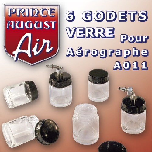 Godets pour aérographe - 6, a011