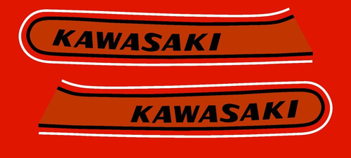 1974 kawasaki tank - s3, decal
