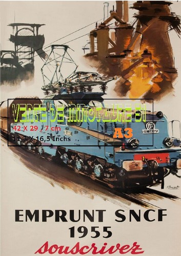 Sncf emprunt 1955 - sncf, souscrivez