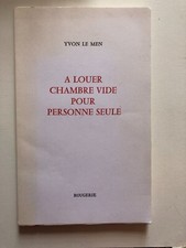 Yvon Le Men À louer chambre vide pour personne seule