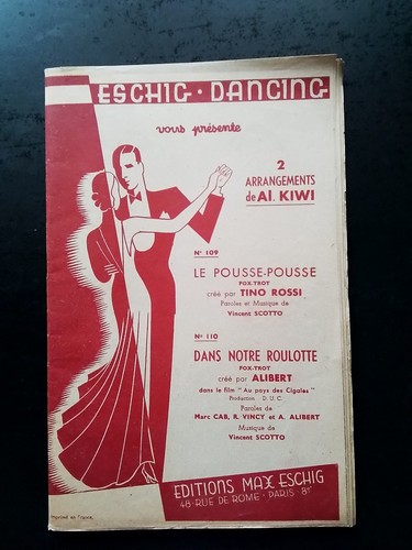 Partition ancienne le - ancienne,
