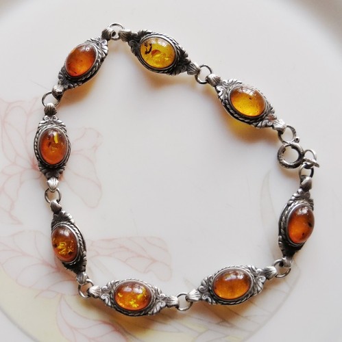 Vintage bracelet ambre - vintage,