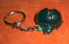 Porte-clés Très jolie coccinelle - Plastique dur vert 