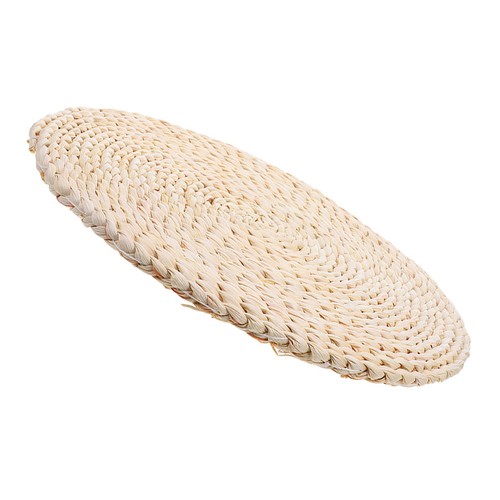 Coussin paille tressée - en,