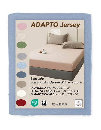 Draps housse jersey adapto - housse,
