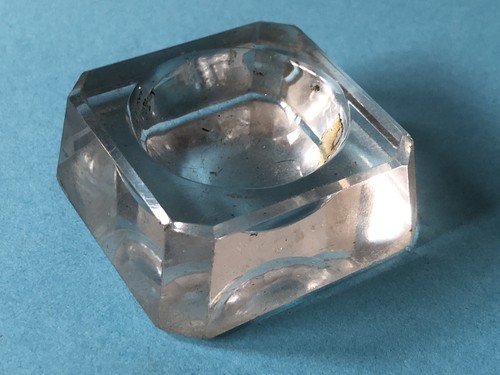 Ancien encrier verre - en,
