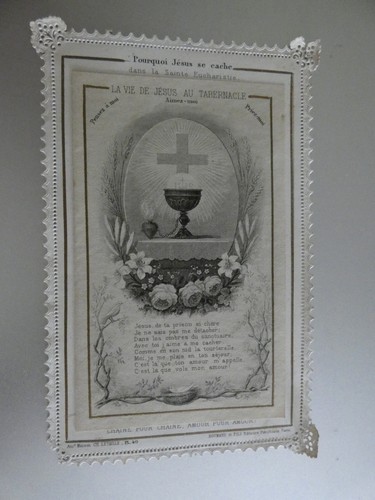 Image pieuse canivet dentelle