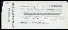 1907 HERITIERS DE H SECRESTAT
