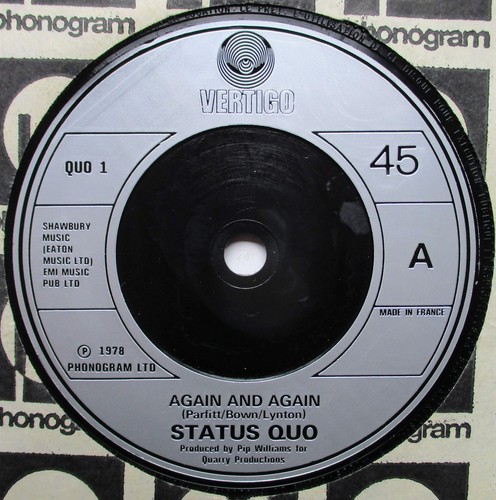 Status quo again - quo,