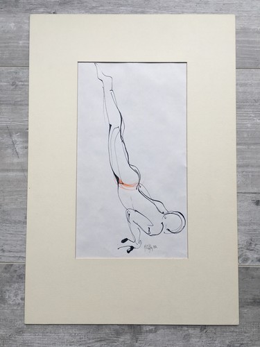 Dessin encre de - à, l'encre