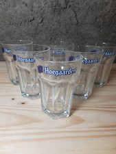 6 VERRES HOEGAARDEN 25CL NEUFS NO MOJITO + 12 SOUS BOCKS OFFERTS