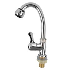 Robinet de cuisine en acier plastique robinet d'eau facile à installer pour une