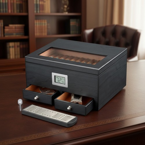 Desktop cigar humidor - desktop,