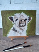 Vache peinture ferme art