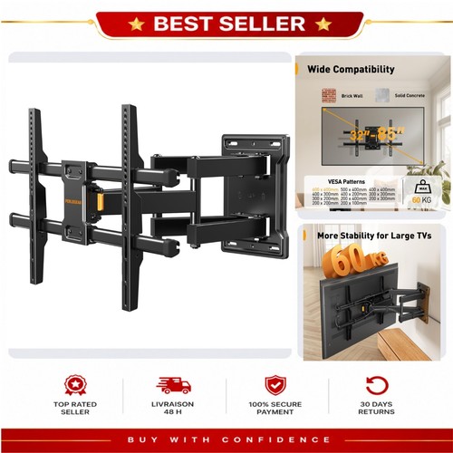 Support mural orientable - support, tv