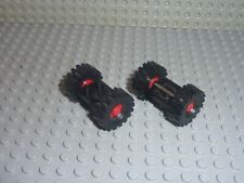 2 x roues LEGO vintage wheels / 122c01assy3 Set 6363/6391/7823/7720/6385/7727...