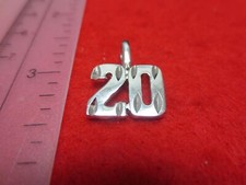 14KT or Blanc EP Numéro 20 "