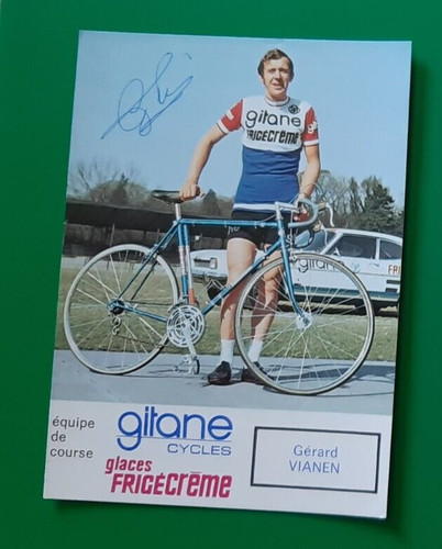 Cyclisme carte cycliste gerard - carte,