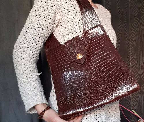 Sac vintage porté epaule - sac,