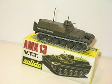 SOLIDO, Char AMX 13 VTT  franche comté portes ouvrantes militaire modéle 1971'