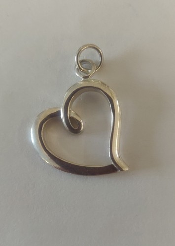 Pendentif coeur en argent - en,