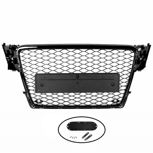 Calandre noir brillant look - noir,