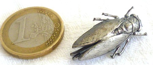 Ancienne broche cigale - cigale, en