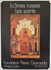 Affiche ICONES RUSSES -SAINTS