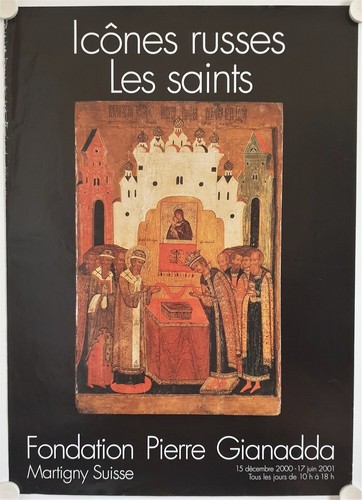 Affiche icones russes saints - affiche,