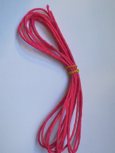 10m corde rouge lin - 3/4/5/10m,