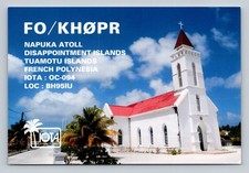 Ham Radio QSL FO/KH0PR Napuka