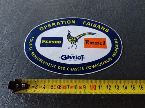 Autocollant pub gevelot pernod - pub,