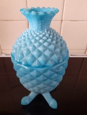 Bonbonnière Ananas Opaline Bleu Portieux,? Vallerysthall ?