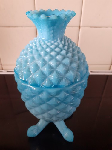 Bonbonnière ananas opaline - ananas,