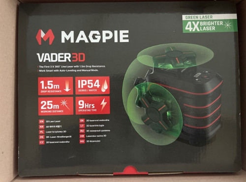 Magpie green laser - magpie, leveler