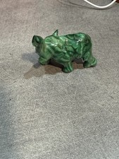 Éléphant Statue Main Sculpté Malachite Sculpture Pour Décor Maison