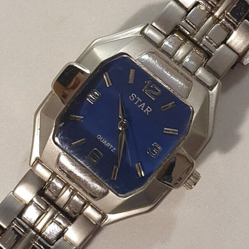 Montre homme vintage - star, bleu