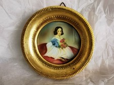 Miniature sur ivoire - Maria