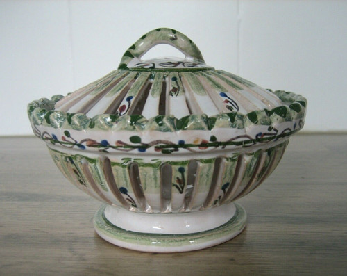 Ancien pot couvercle - ancien,