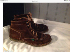 BOTTINES KICKER'S Daim  BRUN .T 36 .(AZ/F/V) D