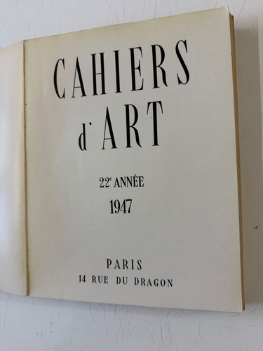 Rare cahiers art - /, annual