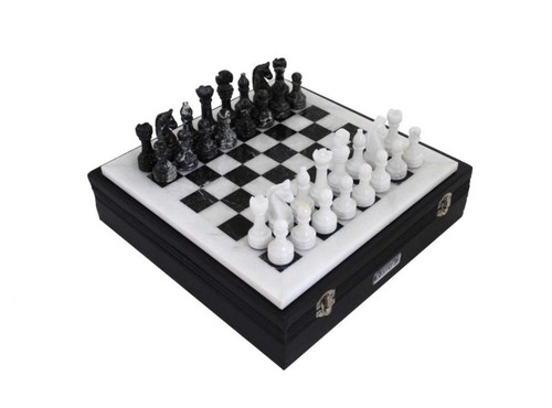 Jeu échecs marbre - jeu, d'Échecs