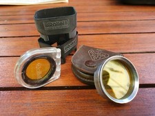 rolleiflex accessoires filtre jaune, pare-soleil....