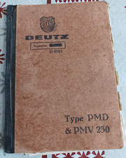 livret moteur deutz type PMD