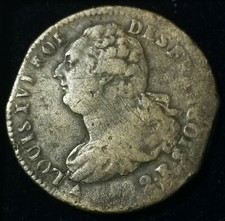 louis XVI ♦ 2 Sols Aux Faisceaux ♦ 1792 R ORLEANS ♦ BRONZE RARE !