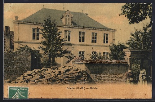 Cpa bricon mairie - bricon, /h.-m.,