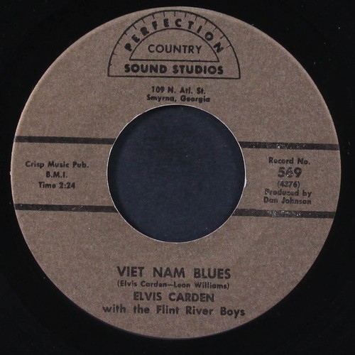 Elvis carden single - single, rpm