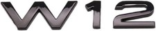 3D ABS Noir W12 lettres Logo