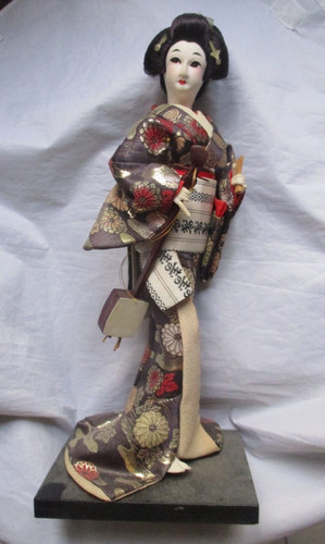 Poupée geisha japon - poupée, vintage